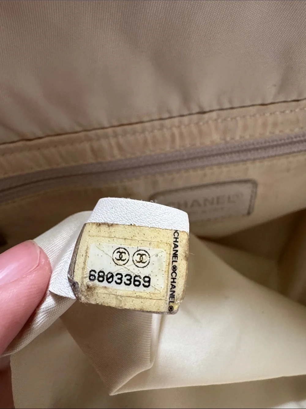 Vintage Chanel new travel line nylon